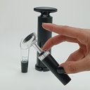 Ver imagem 6 de Jogo 4 Peças Jogos para Vinho de Plástico Preto 16.0x7.0x7.0cm Decoração Casa