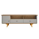 Ver imagem 1 de Rack Atenas Off White Cinamomo 2076626 Sala de Estar Bechara