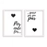 Conjunto 2 Quadros Decorativos Por Onde For Los Quadros - 1