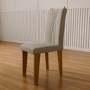 Ver imagem 5 de Mesa de Jantar 4 Lugares Adele Cinamomo/Off White - Panorama Móveis