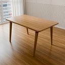 Ver imagem 6 de Mesa de Jantar 4 Lugares Adele Cinamomo/Off White - Panorama Móveis