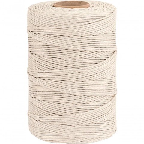 Corda Multifilamento Trançada 3,0mm 4,5kg 603 Metros Branca