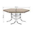 Ver imagem 3 de Conjunto de Mesa e 6 Cadeiras Suíça Móveis Brastubo