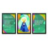 Conjunto 3 Quadros Decorativos Nossa Senhora Aparecida Los Quadros - 1