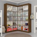 Ver imagem 6 de Guarda-Roupa Infantil Dois Irmãos Salvador 8 Portas 16 Prateleiras - Panorama Móveis