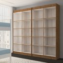 Ver imagem 6 de Guarda-Roupa Infantil Dois Irmãos Salvador 8 Portas 16 Prateleiras - Panorama Móveis