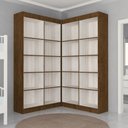 Ver imagem 7 de Guarda-Roupa Infantil Dois Irmãos Salvador 8 Portas 16 Prateleiras - Panorama Móveis