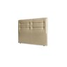 Cabeceira De Cama Box Isa Solteiro 90cm X 106cm Suede Nude Ms Decor - 1