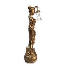 Estátua Dama da Justiça Têmis Deusa 55cm Símbolo do Direito - 3