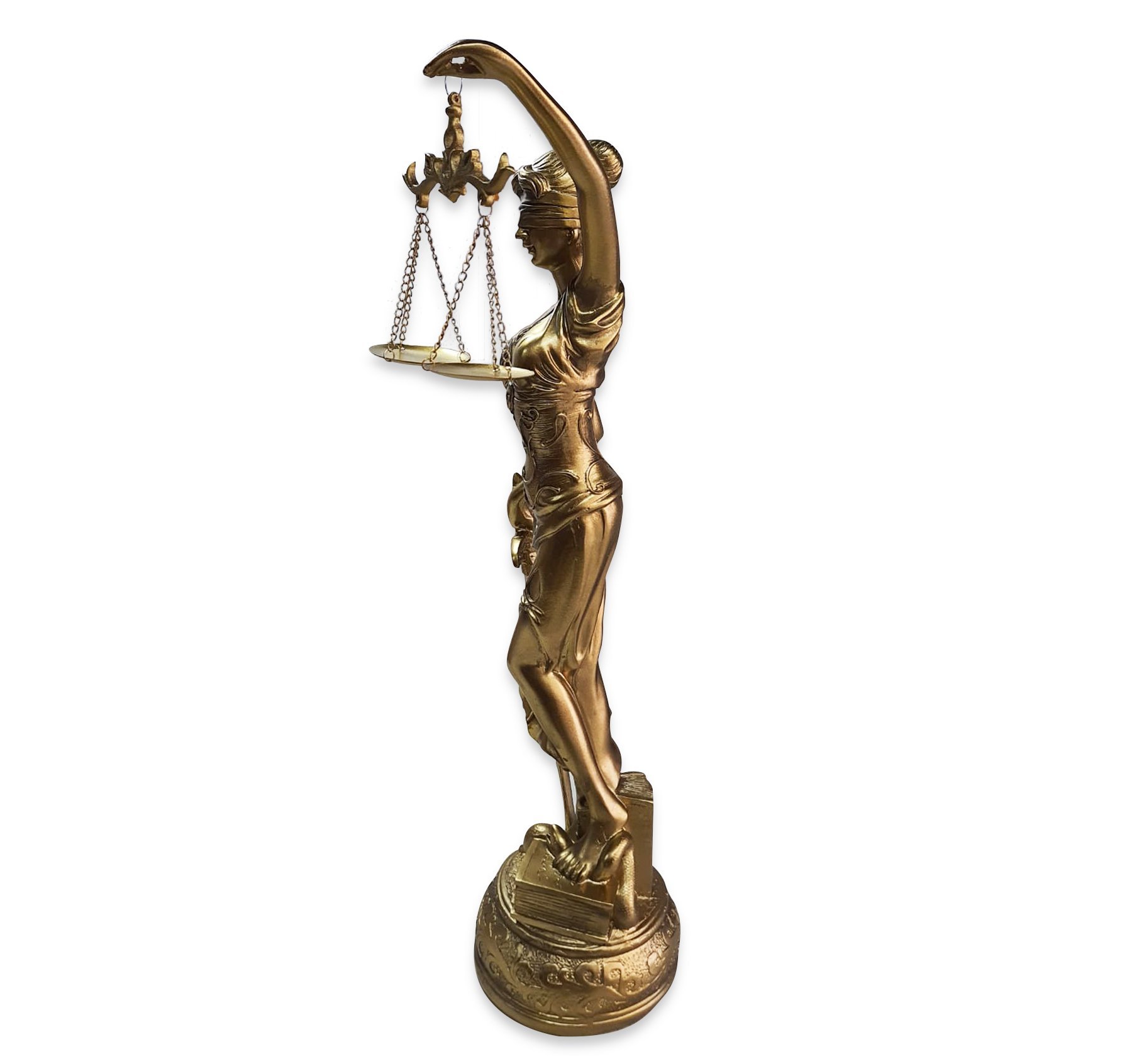Estátua Dama da Justiça Têmis Deusa 55cm Símbolo do Direito - 5