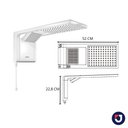 Ver imagem 2 de Chuveiro Acqua Duo Ultra Eletrônico 7800w 220v Branco Lorenzetti