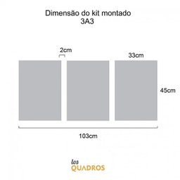 Conjunto 3 Quadros Decorativos Obrigado Deus Gratidão Los Quadros - 3