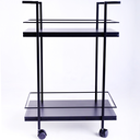 Ver imagem 3 de Carrinho Adega Estilo Industrial Gourmet Barzinho de Bebidas Preto