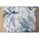 Ver imagem 3 de Kit Jogo Americano 6 Lugares Mesa Posta Cor Floral a 45x36cm:floral Azul com Preto
