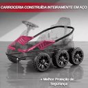 Ver mais imagens de Mini Kart Elétrico Infantil com 4 Motores 24v até 50kg Bateria Recarregável Controle Remoto para Pai