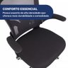 Cadeira de Escritório Moob Barcelona Giratória Ergonômica Com Sistema Relax Preta - 6