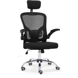 Cadeira de Escritório Moob Barcelona Giratória Ergonômica Com Sistema Relax Preta - 1
