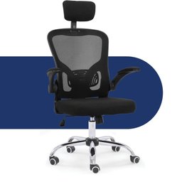 Cadeira de Escritório Moob Barcelona Giratória Ergonômica Com Sistema Relax Preta - 10