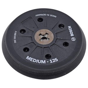 Base de Disco com Velcro Multifuros 125mm Médio - 2608.601.332-000 - BOSCH