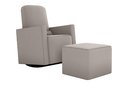 Ver imagem 2 de Poltrona Amamentação Balanço C/puff Annecy Suede Bege B251 - Matrix