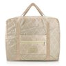 Bolsa de Viagem Dobrável Retangular Estampa Listrada Jacki Design Creme - 1
