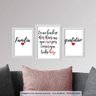 Conjunto 3 Quadros Decorativos Eu Me Lembro Los Quadros - 2