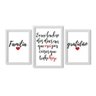 Conjunto 3 Quadros Decorativos Eu Me Lembro Los Quadros - 1
