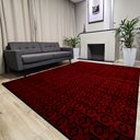 Ver imagem 3 de Tapete Carpete Sala Quarto Elegante Geométrico 2,00 X 3,00 - Cor Vinho