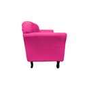 Ver imagem 5 de Kit Namoradeira + 1 Poltrona Decorativa Dália Veludo Rosa Pink