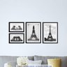 Conjunto 4 Quadros Decorativos Construção Torre Eiffel Los Quadros - 2