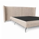 Ver imagem 3 de Cama Casal King e Cabeceira Curva Fernanda Bouclê Moscow Design Moderno