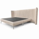 Ver imagem 5 de Cama Casal King e Cabeceira Curva Fernanda Bouclê Moscow Design Moderno
