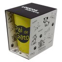 Ver imagem 3 de Caneca Pai de Gato Amarelo 270ml
