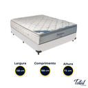 Ver imagem 3 de Cama Box Casal Branco e Colchão Freedom Molas Ensacadas Ortobom
