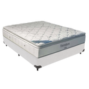 Ver imagem 1 de Cama Box Casal Branco e Colchão Freedom Molas Ensacadas Ortobom