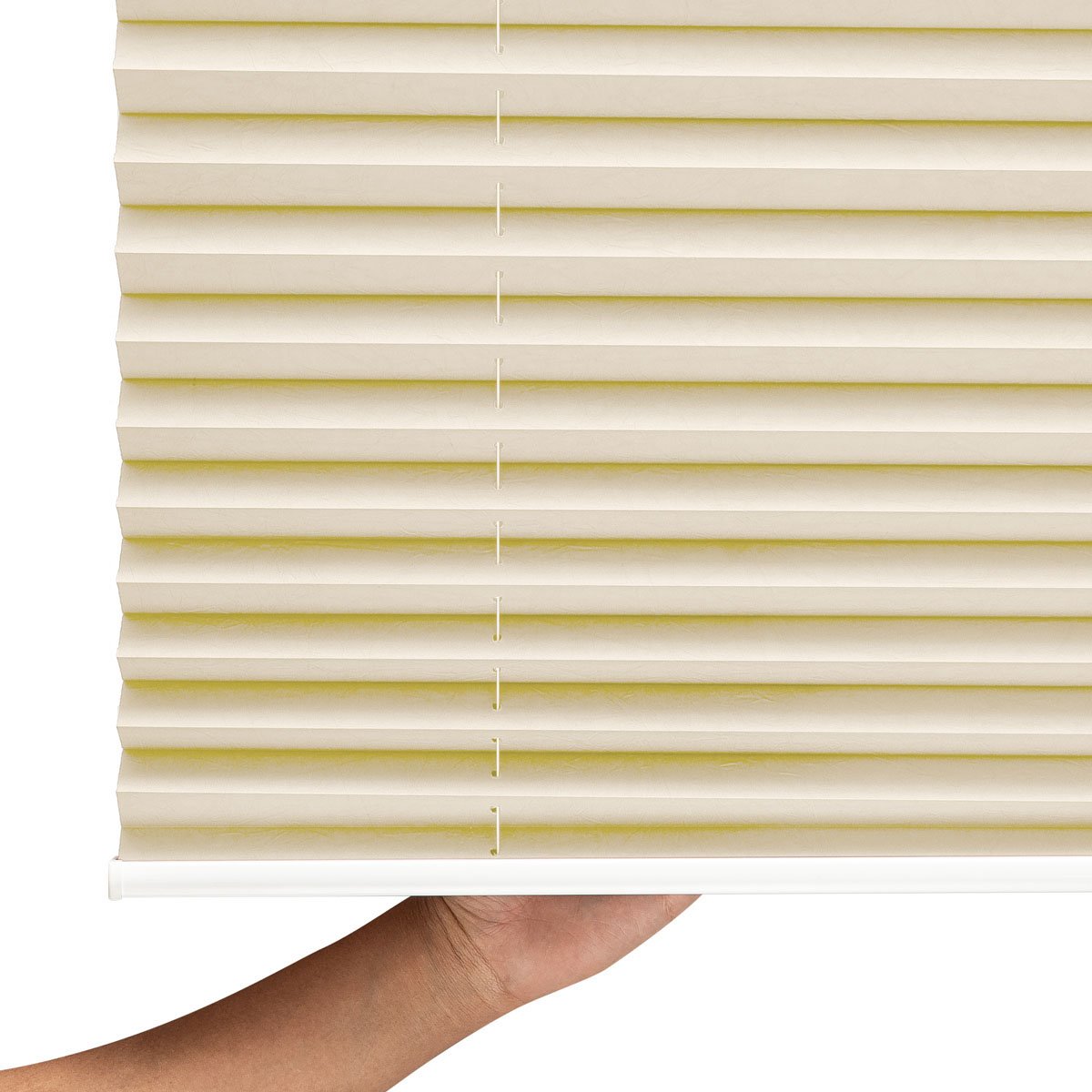 Persiana Rolo Plissada Luxe Liso 1,20 X 2,20 Amarelo Claro | MadeiraMadeira