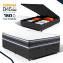 Ver imagem 5 de Cama Box Baú com Colchão de Espuma D45 Double Face Territory Hellen Queen 158cm