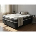 Ver imagem 1 de Cama Box Baú com Colchão de Espuma D45 Double Face Territory Hellen Queen 158cm