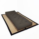 Ver imagem 2 de Futon Solteiro Dobrável Oriental Confort Plus Chumbo Acquablock