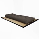 Ver imagem 4 de Futon Solteiro Dobrável Oriental Confort Plus Chumbo Acquablock