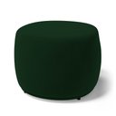 Ver imagem 7 de Kit 02 Puffs Decorativos Living Aisha Orgânico Redondo Veludo Verde Escuro - Desk Design