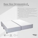 Ver imagem 4 de Base Box Desmontável King 193x203x39cm Yescasa Cinza