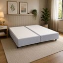 Ver imagem 1 de Base Box Desmontável King 193x203x39cm Yescasa Cinza