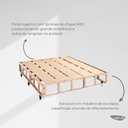Ver imagem 6 de Base Box Desmontável King 193x203x39cm Yescasa Cinza