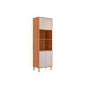 Ver imagem 1 de Paneleiro de Cozinha Modulado Esplêndida Torre Quente 2 Fornos C- 4 Portas 70cm Cinamomo-Off White