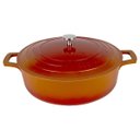 Ver imagem 7 de Panela Antiaderente Ceramica Inducao Caçarola Aluminio Baixa