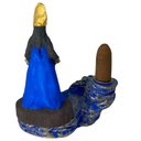 Ver imagem 4 de Incensário Cascata Orixás em Resina 12 Cm - Escolha a Cor:oxum Azul