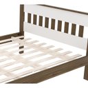 Ver mais imagens de Cama Casalcm8007 e 2 Mesas de Cabeceira Az1016 Qt6 Nogal Branco Tecno Mobili