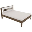 Ver imagem 2 de Cama Casalcm8007 e 2 Mesas de Cabeceira Az1016 Qt6 Nogal Branco Tecno Mobili