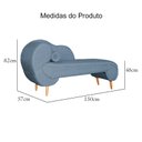 Ver imagem 5 de Divã Recamier Melissa Linho Lado Direito